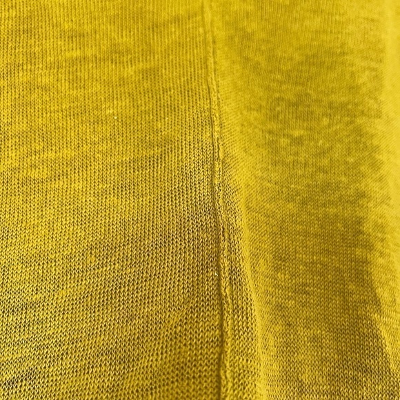 Eileen Fisher Linen V-Neck Quarter Sleeve Coastal Sweater / Medium - Picture 9 of 9